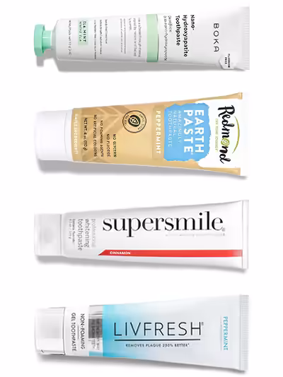 зубаная паста Boka, Redmond, Supersmile, Livfresht